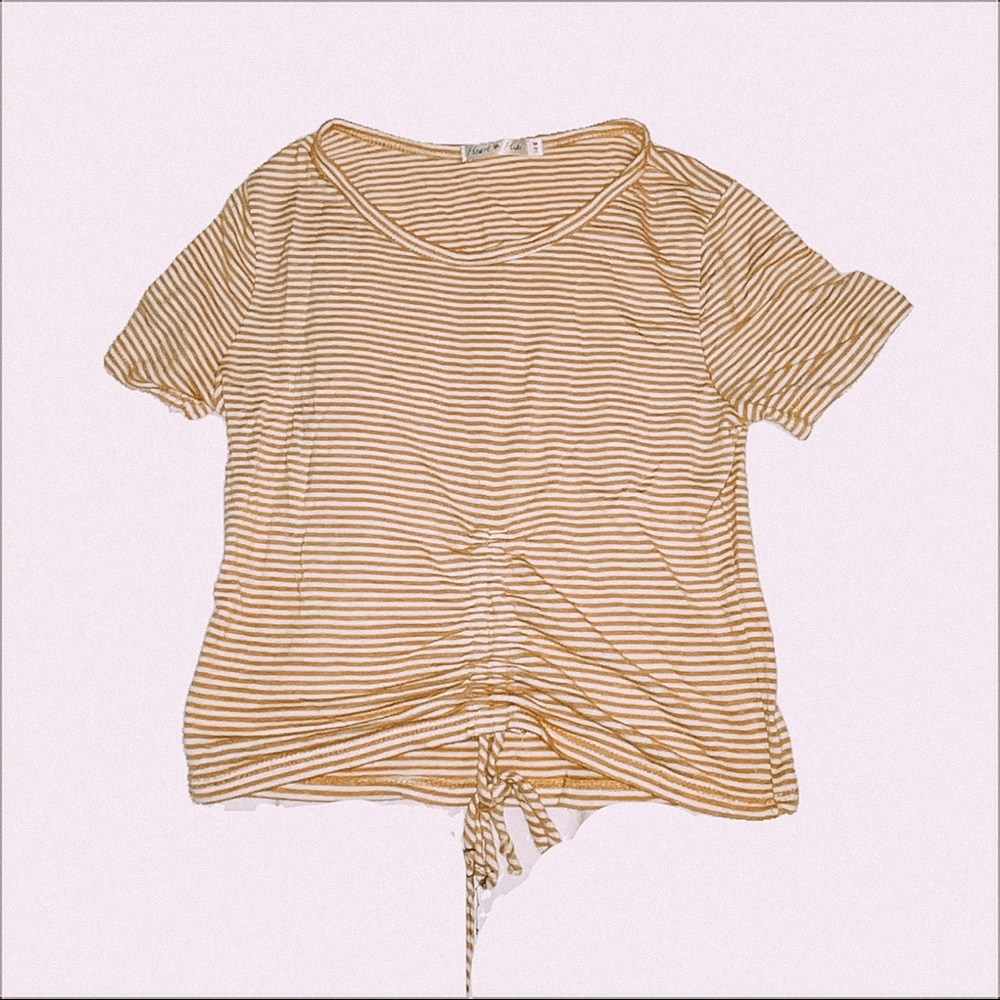Striped Cropped Top